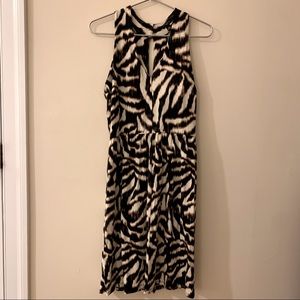 Animal print summer dress